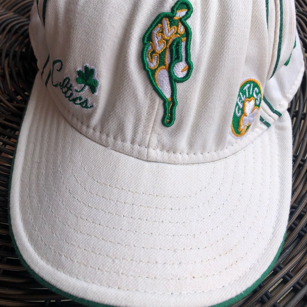 Boston Celtics hat.